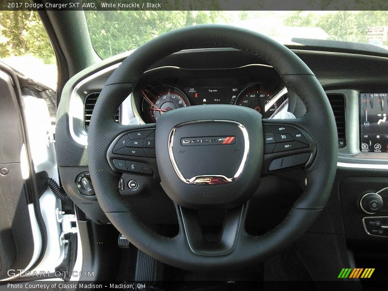 White Knuckle / Black 2017 Dodge Charger SXT AWD