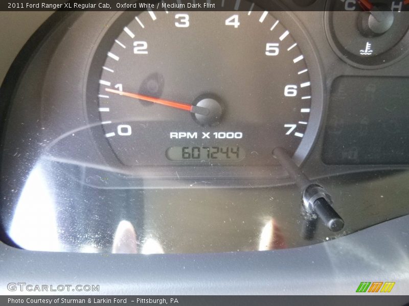 Oxford White / Medium Dark Flint 2011 Ford Ranger XL Regular Cab