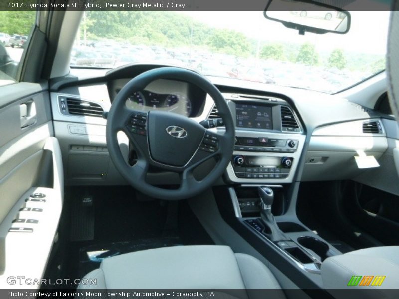 Front Seat of 2017 Sonata SE Hybrid