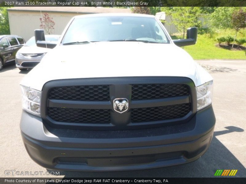 Bright White / Black/Diesel Gray 2017 Ram 1500 Tradesman Regular Cab 4x4