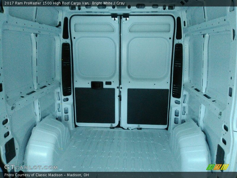 Bright White / Gray 2017 Ram ProMaster 1500 High Roof Cargo Van