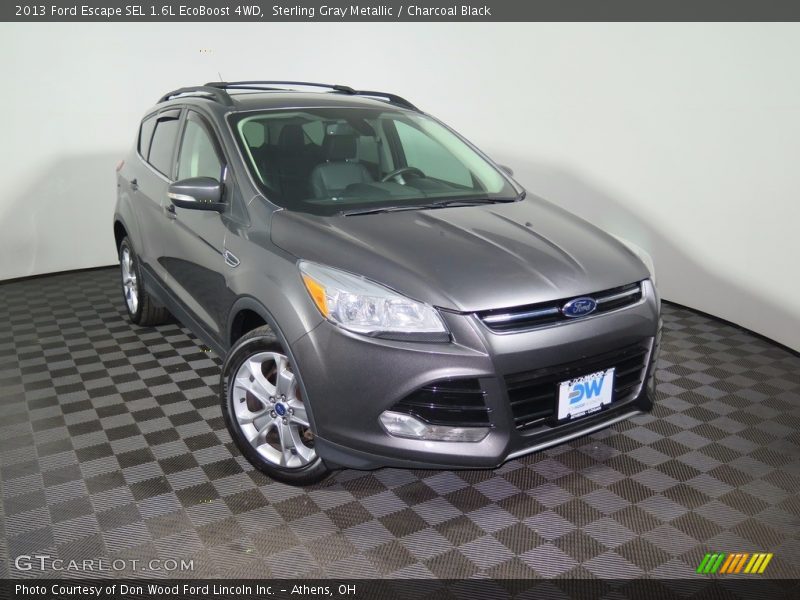 Sterling Gray Metallic / Charcoal Black 2013 Ford Escape SEL 1.6L EcoBoost 4WD