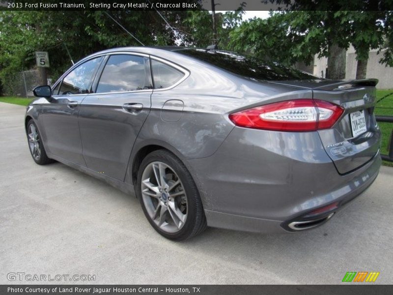Sterling Gray Metallic / Charcoal Black 2013 Ford Fusion Titanium