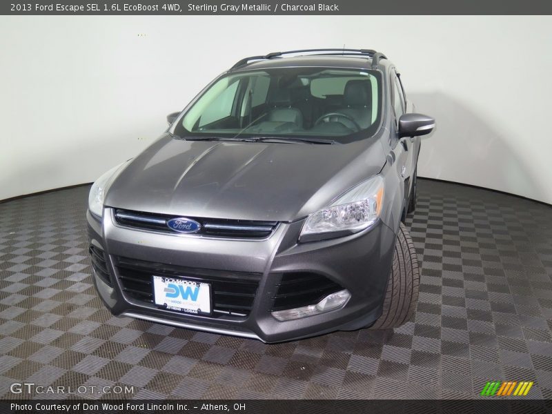 Sterling Gray Metallic / Charcoal Black 2013 Ford Escape SEL 1.6L EcoBoost 4WD