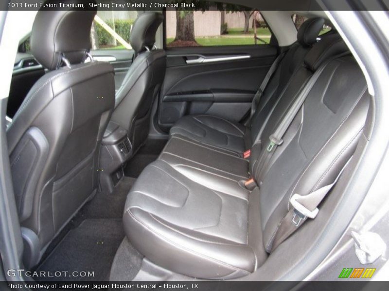 Sterling Gray Metallic / Charcoal Black 2013 Ford Fusion Titanium