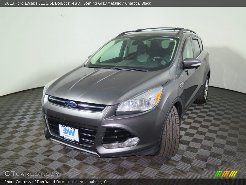 Sterling Gray Metallic / Charcoal Black 2013 Ford Escape SEL 1.6L EcoBoost 4WD