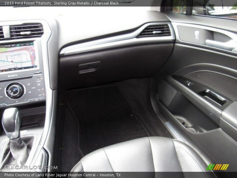 Sterling Gray Metallic / Charcoal Black 2013 Ford Fusion Titanium