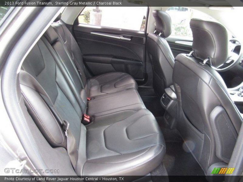 Sterling Gray Metallic / Charcoal Black 2013 Ford Fusion Titanium