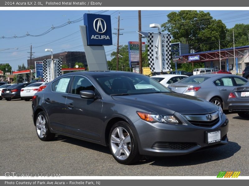 Polished Metal Metallic / Ebony 2014 Acura ILX 2.0L