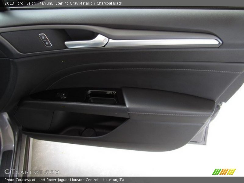 Sterling Gray Metallic / Charcoal Black 2013 Ford Fusion Titanium