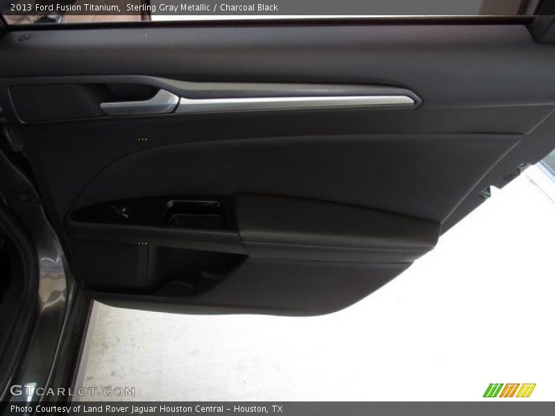 Sterling Gray Metallic / Charcoal Black 2013 Ford Fusion Titanium