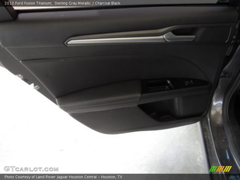 Sterling Gray Metallic / Charcoal Black 2013 Ford Fusion Titanium