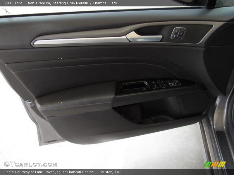 Sterling Gray Metallic / Charcoal Black 2013 Ford Fusion Titanium