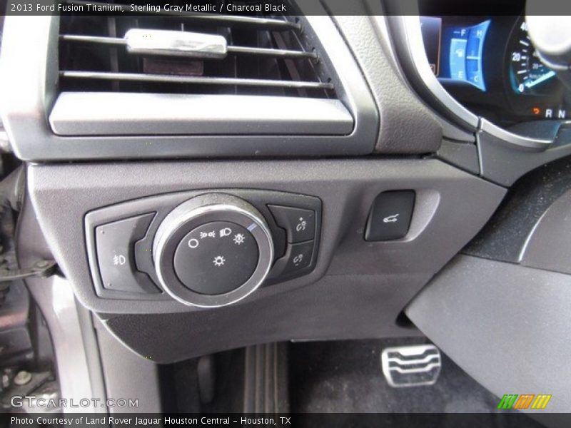 Sterling Gray Metallic / Charcoal Black 2013 Ford Fusion Titanium
