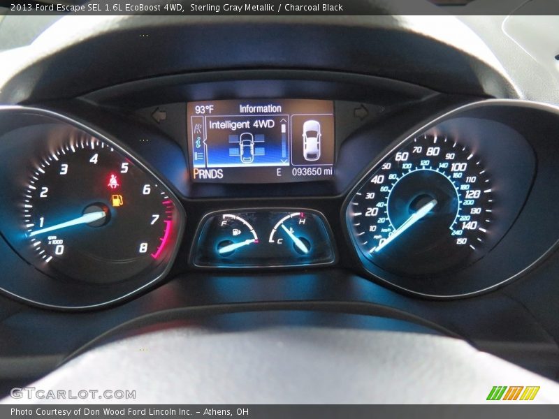 Sterling Gray Metallic / Charcoal Black 2013 Ford Escape SEL 1.6L EcoBoost 4WD