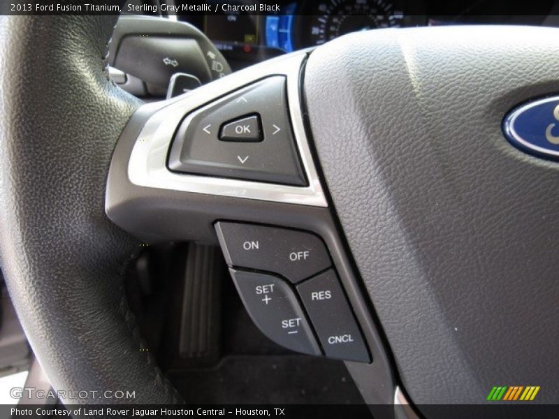 Sterling Gray Metallic / Charcoal Black 2013 Ford Fusion Titanium