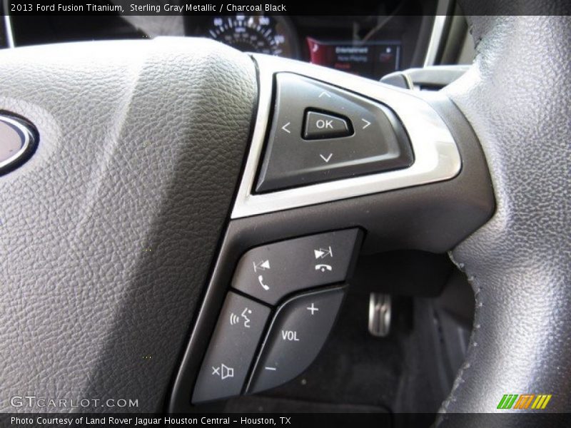 Sterling Gray Metallic / Charcoal Black 2013 Ford Fusion Titanium