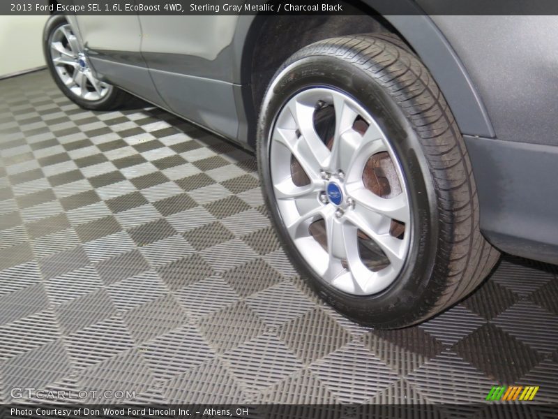 Sterling Gray Metallic / Charcoal Black 2013 Ford Escape SEL 1.6L EcoBoost 4WD