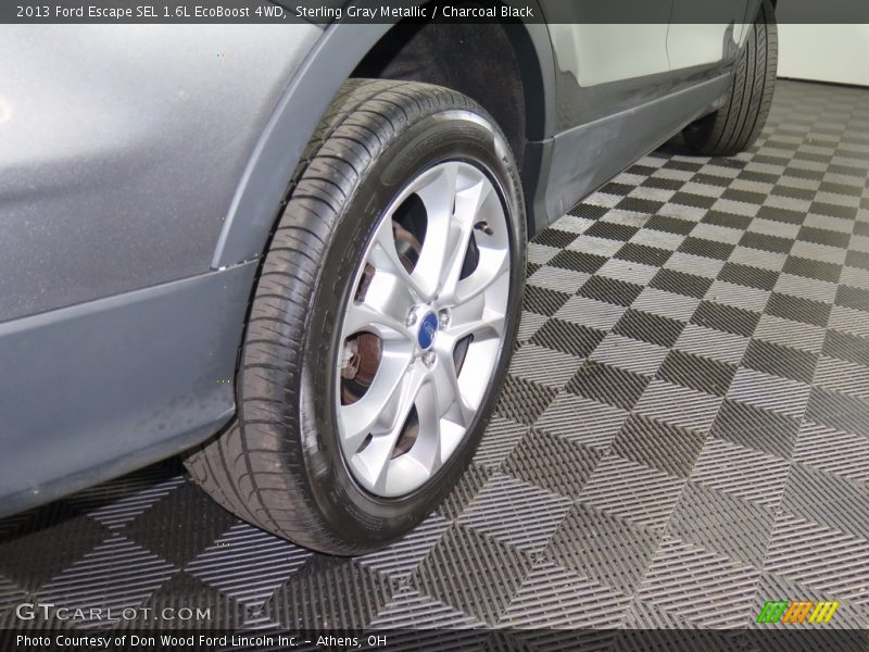 Sterling Gray Metallic / Charcoal Black 2013 Ford Escape SEL 1.6L EcoBoost 4WD