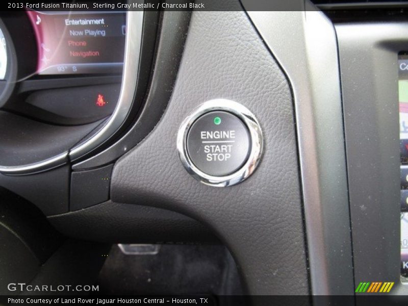 Sterling Gray Metallic / Charcoal Black 2013 Ford Fusion Titanium