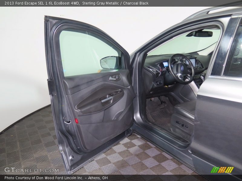 Sterling Gray Metallic / Charcoal Black 2013 Ford Escape SEL 1.6L EcoBoost 4WD
