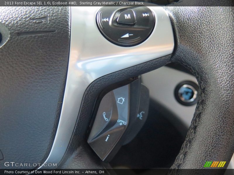 Sterling Gray Metallic / Charcoal Black 2013 Ford Escape SEL 1.6L EcoBoost 4WD