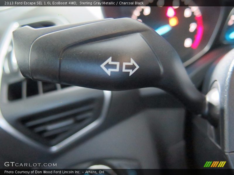 Sterling Gray Metallic / Charcoal Black 2013 Ford Escape SEL 1.6L EcoBoost 4WD
