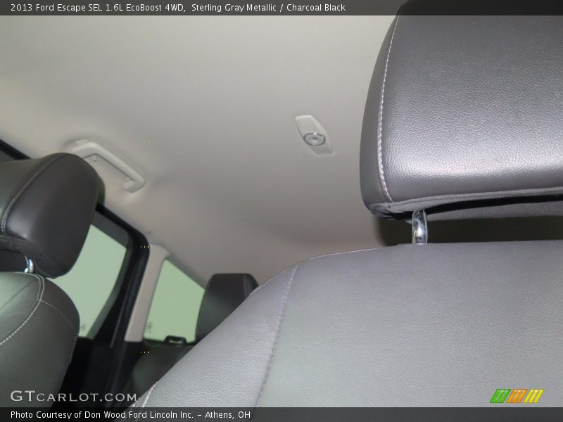 Sterling Gray Metallic / Charcoal Black 2013 Ford Escape SEL 1.6L EcoBoost 4WD