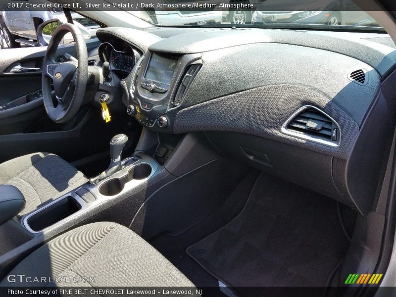 Silver Ice Metallic / Dark Atmosphere/Medium Atmosphere 2017 Chevrolet Cruze LT