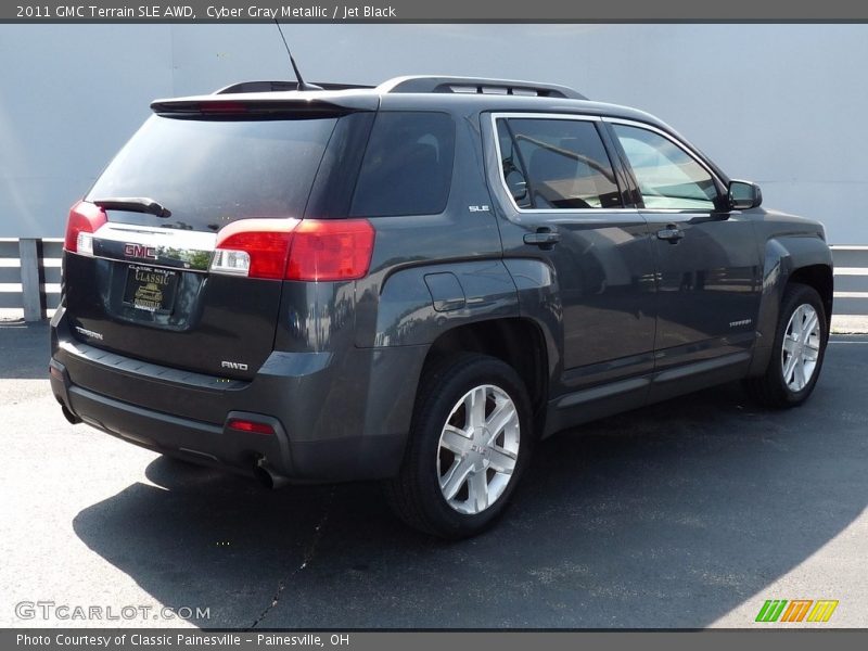 Cyber Gray Metallic / Jet Black 2011 GMC Terrain SLE AWD
