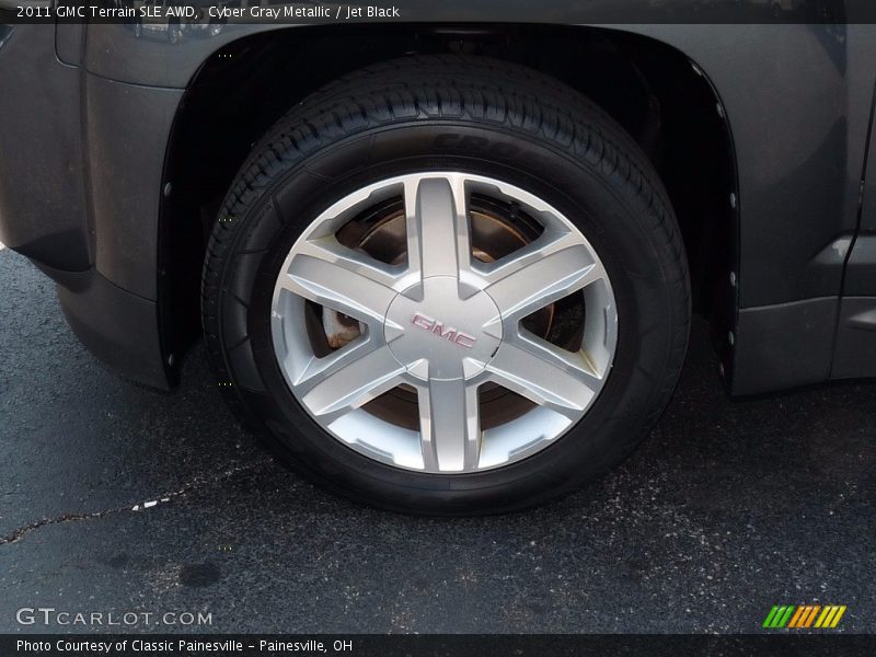 Cyber Gray Metallic / Jet Black 2011 GMC Terrain SLE AWD