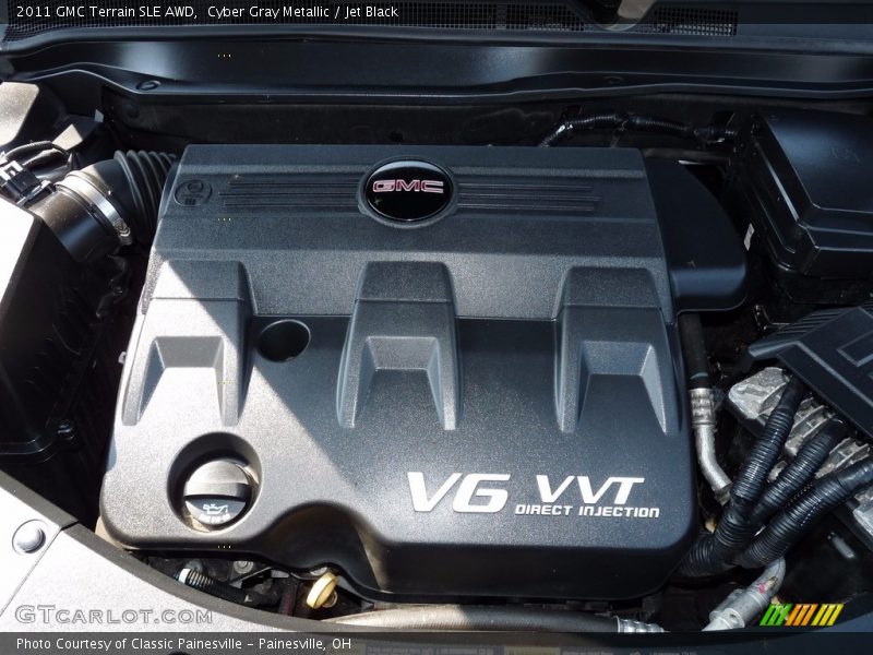 Cyber Gray Metallic / Jet Black 2011 GMC Terrain SLE AWD
