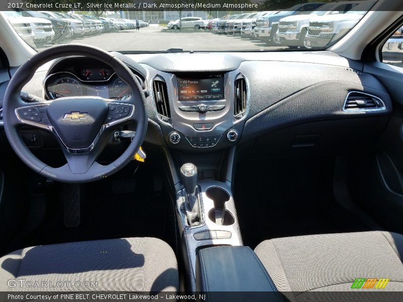 Silver Ice Metallic / Dark Atmosphere/Medium Atmosphere 2017 Chevrolet Cruze LT