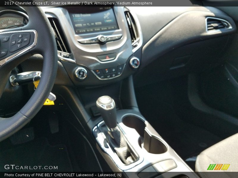 Silver Ice Metallic / Dark Atmosphere/Medium Atmosphere 2017 Chevrolet Cruze LT
