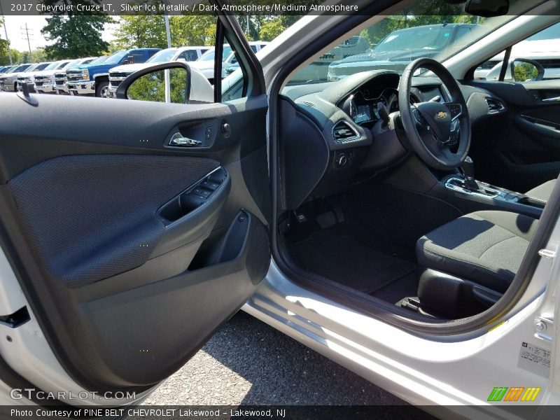 Silver Ice Metallic / Dark Atmosphere/Medium Atmosphere 2017 Chevrolet Cruze LT