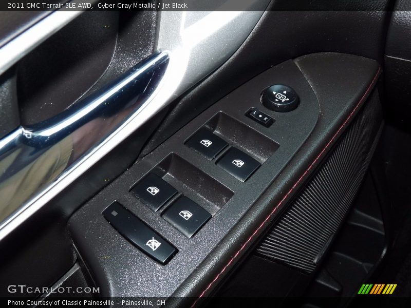Cyber Gray Metallic / Jet Black 2011 GMC Terrain SLE AWD
