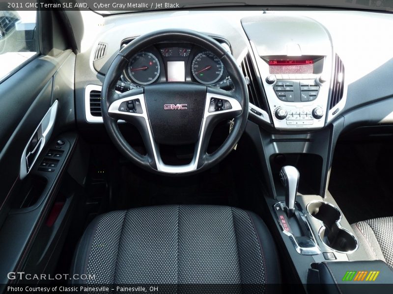 Cyber Gray Metallic / Jet Black 2011 GMC Terrain SLE AWD