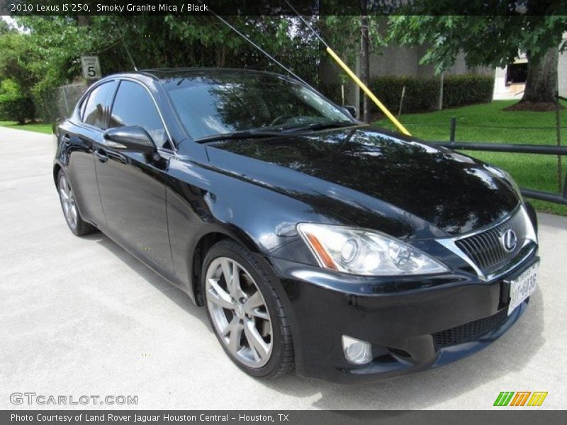 Smoky Granite Mica / Black 2010 Lexus IS 250