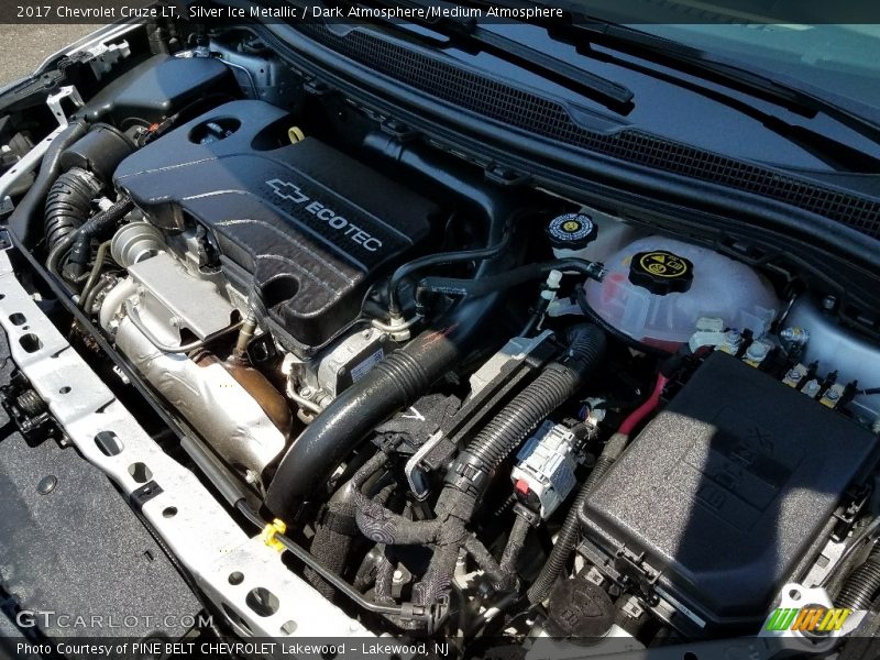 Silver Ice Metallic / Dark Atmosphere/Medium Atmosphere 2017 Chevrolet Cruze LT
