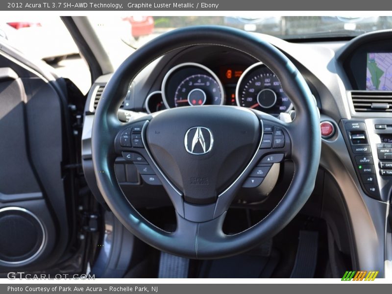Graphite Luster Metallic / Ebony 2012 Acura TL 3.7 SH-AWD Technology