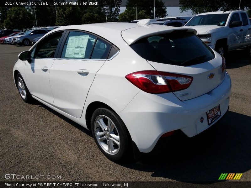 Summit White / Jet Black 2017 Chevrolet Cruze LT