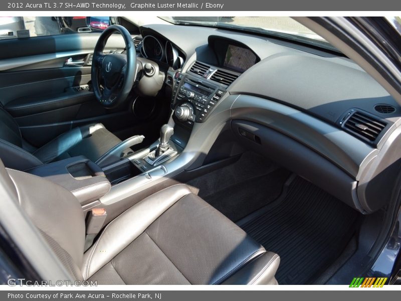 Graphite Luster Metallic / Ebony 2012 Acura TL 3.7 SH-AWD Technology