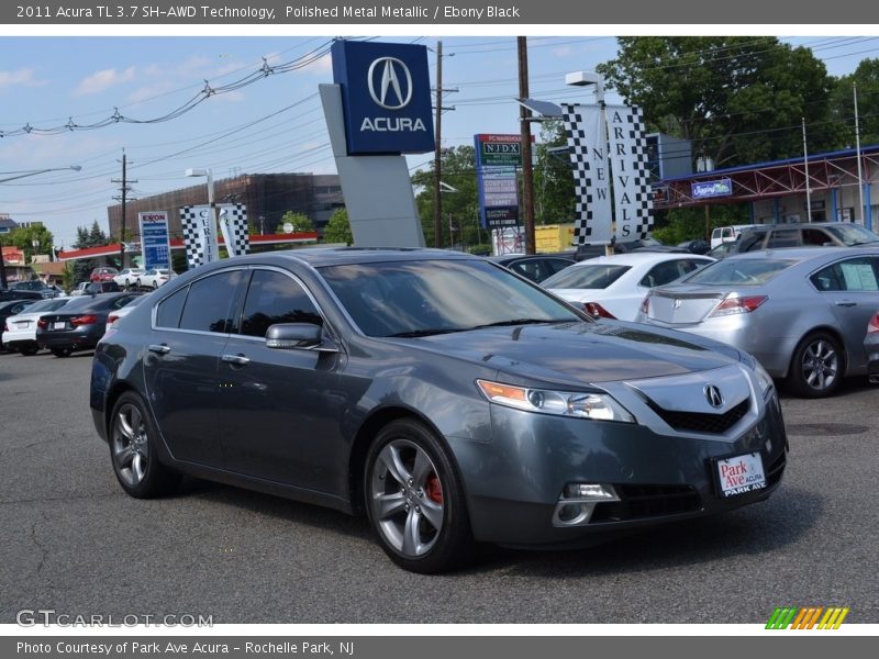 Polished Metal Metallic / Ebony Black 2011 Acura TL 3.7 SH-AWD Technology