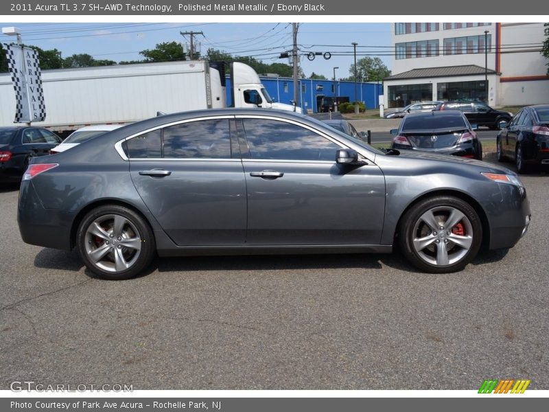 Polished Metal Metallic / Ebony Black 2011 Acura TL 3.7 SH-AWD Technology