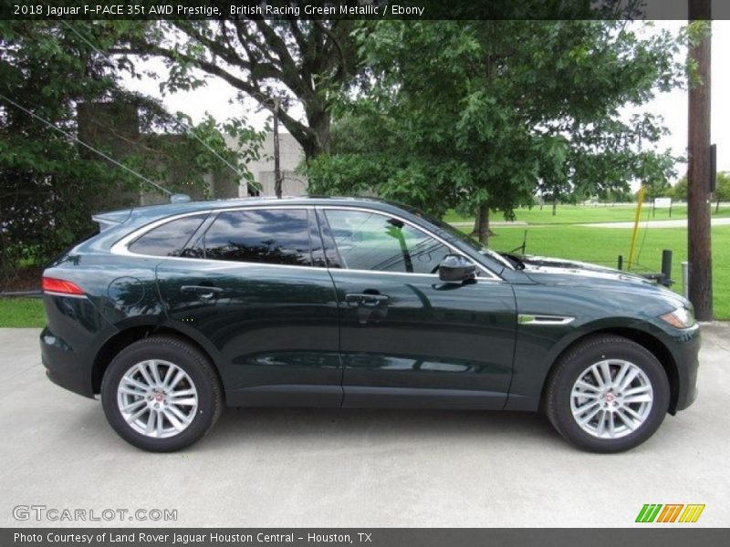 British Racing Green Metallic / Ebony 2018 Jaguar F-PACE 35t AWD Prestige