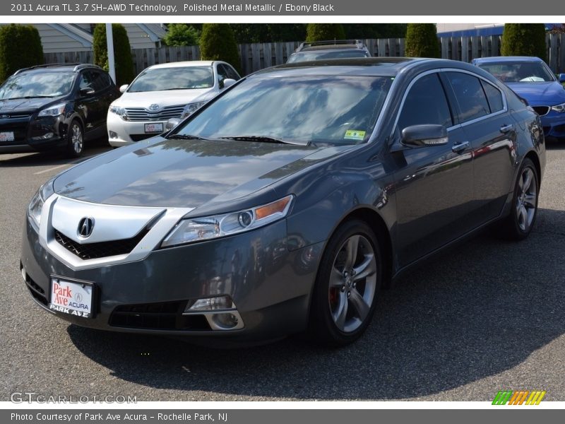 Polished Metal Metallic / Ebony Black 2011 Acura TL 3.7 SH-AWD Technology