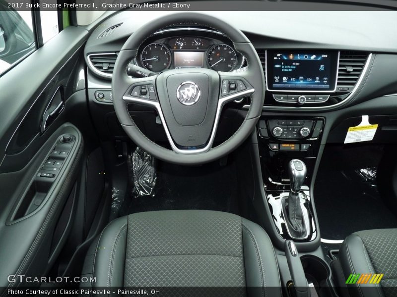 Graphite Gray Metallic / Ebony 2017 Buick Encore Preferred II
