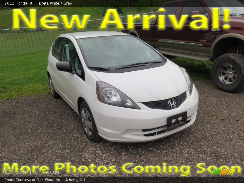 Taffeta White / Gray 2011 Honda Fit