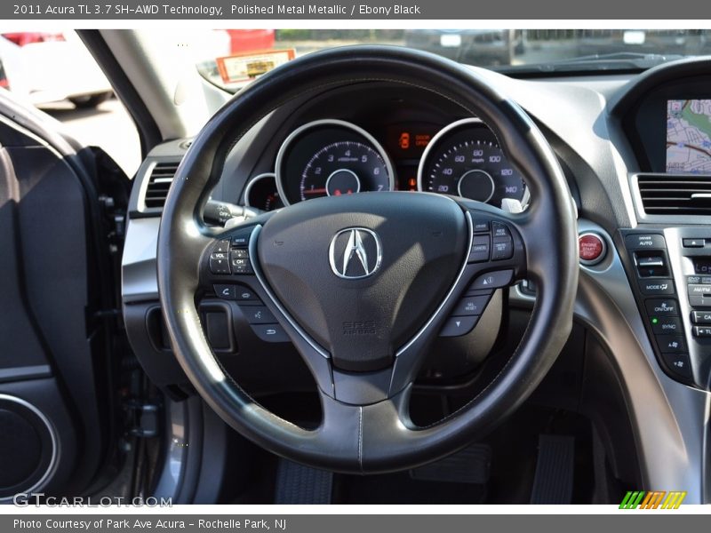 Polished Metal Metallic / Ebony Black 2011 Acura TL 3.7 SH-AWD Technology