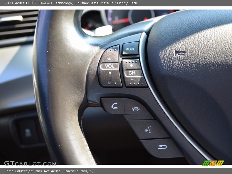 Polished Metal Metallic / Ebony Black 2011 Acura TL 3.7 SH-AWD Technology